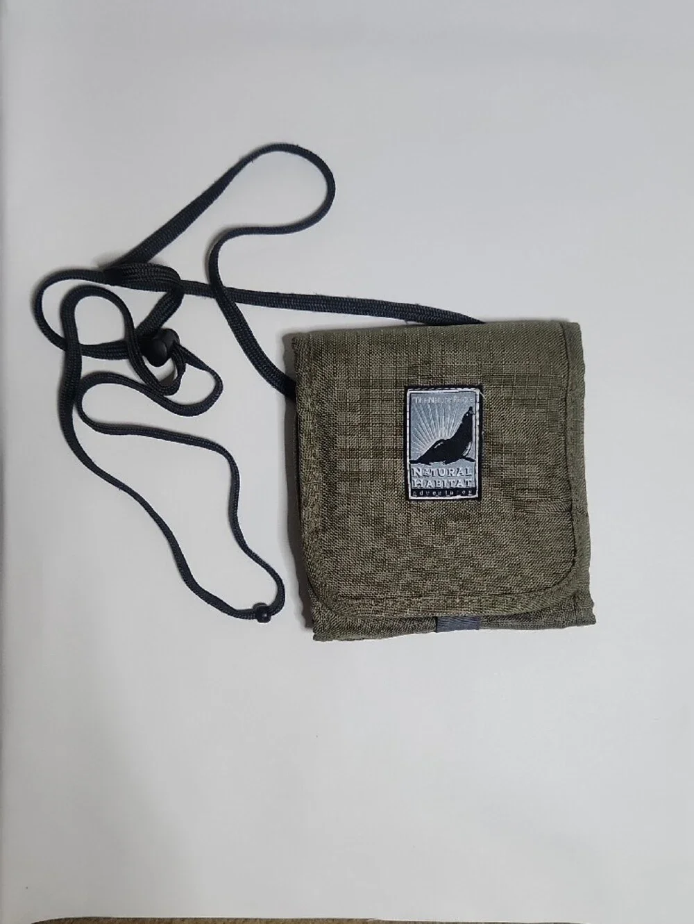 Olive Green Natural Habitat Adventures Neck Wallet